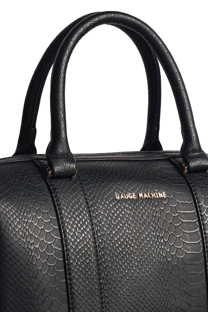 Gauge Machine Black Lounge Bowling Handbag Bag