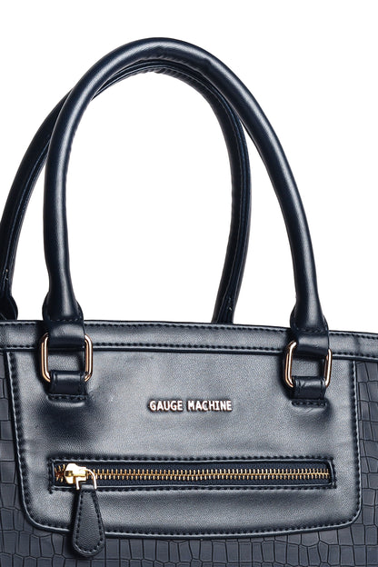 Navy Celestial Charm Hand Bag