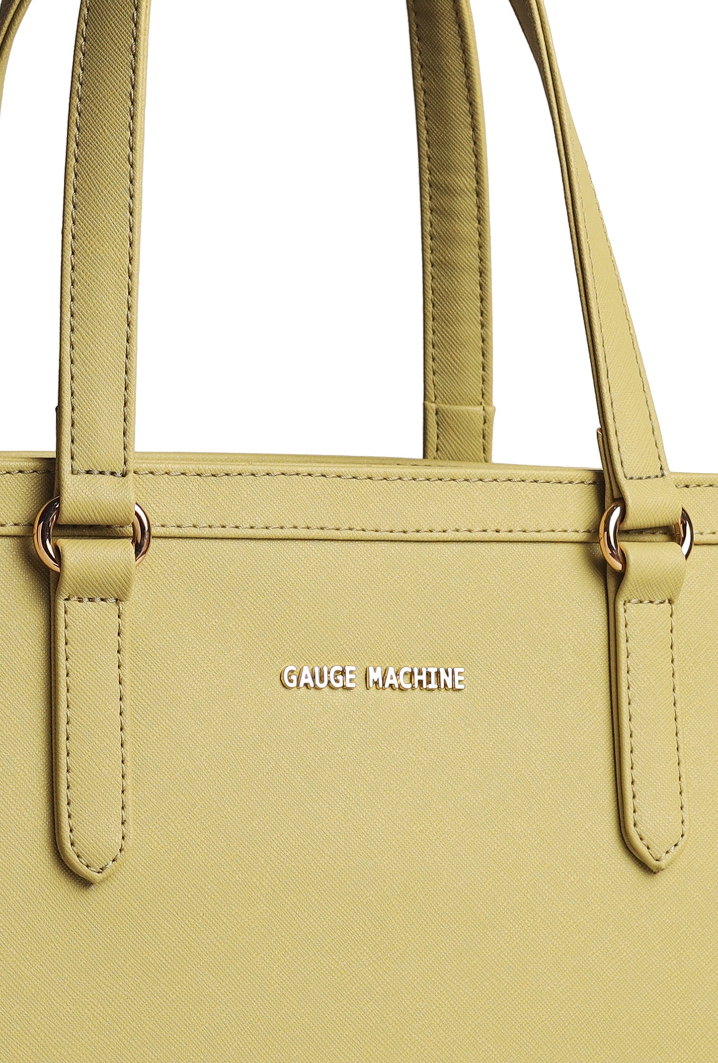 Gauge Machine Nude Saffiano Symphony Tote Bag