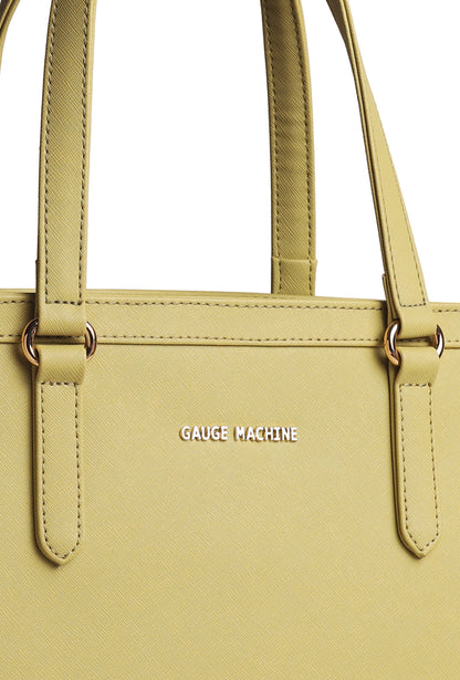Gauge Machine Nude Saffiano Symphony Tote Bag