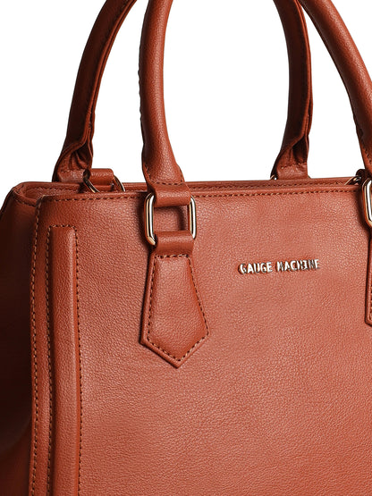 Enigma Tan Handbag