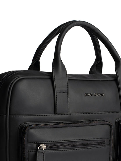 Gauge Machine 16" Black Laptop Bag with Detachable Strap
