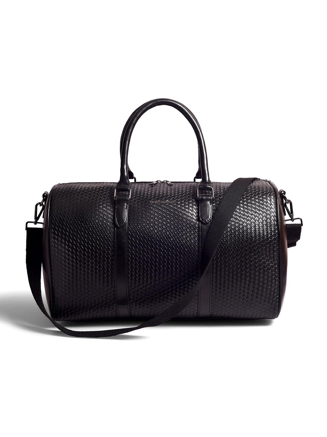 Gauge Machine Black Weave Duffle Bag