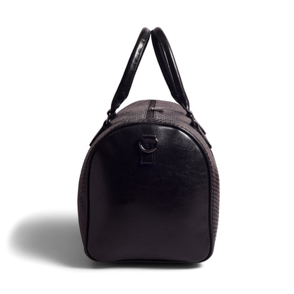 Gauge Machine Black Weave Duffle Bag