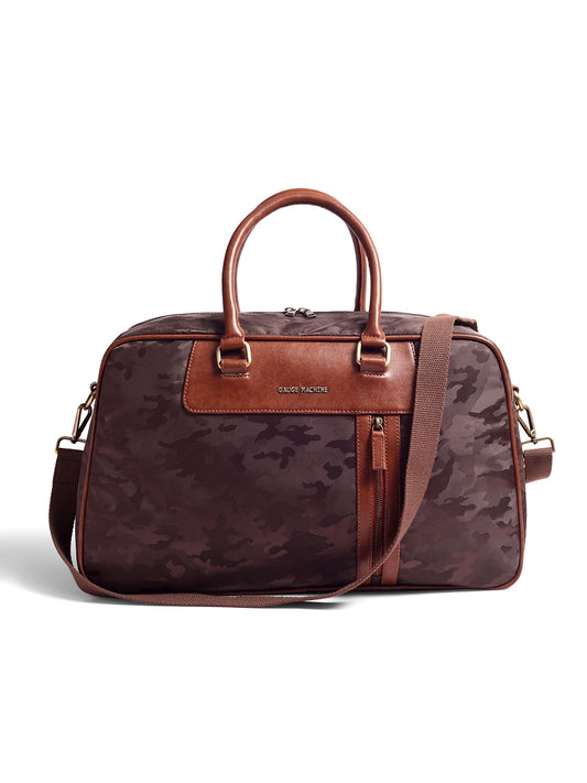 Gauge Machine Brown Camouflage Saddle Bag
