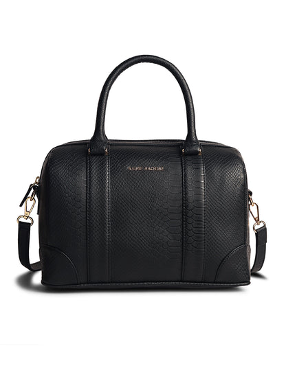 Gauge Machine Black Lounge Bowling Handbag Bag