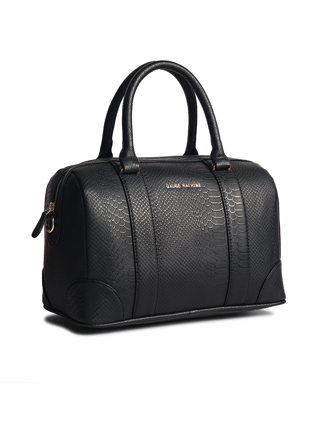 Gauge Machine Black Lounge Bowling Handbag Bag