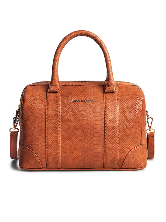 Gauge Machine Tan Lounge Bowling Handbag Bag