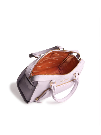 Urban Elegance Lavender Bowling Handbag