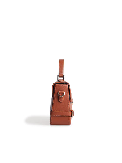 Tan Vaulted Vogue Sling Bag