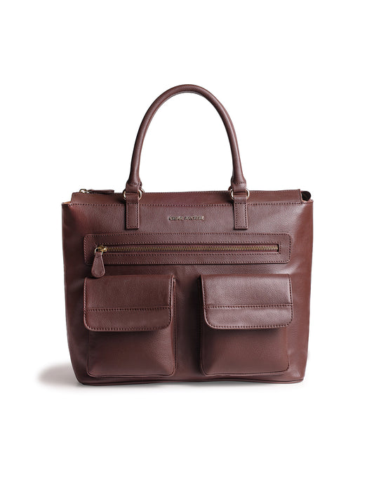 Office Oasis Brown Tote Bag